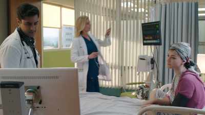 Your white blood cell
count is improving, Lily, - The Resident