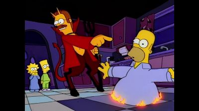 Your wide behind won't save you this time Hey Bart - The Simpsons