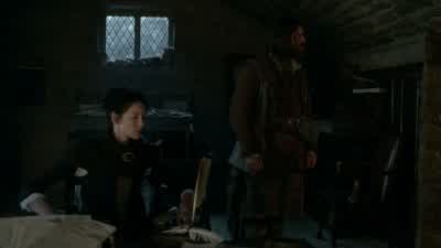 You're a bold lass, asking him to stay. - Outlander