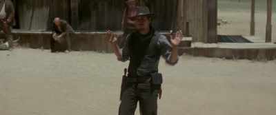 YOU'RE AFRAID I'M JUST GONNA
PULL MY PISTOL, - In a Valley of Violence