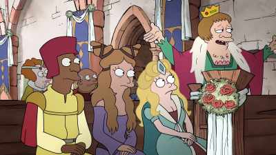 You're all invited to our marital evening.
[laughs] - Disenchantment