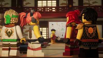 -You're back.
-Arin, where've you been? - LEGO Ninjago: Dragons Rising