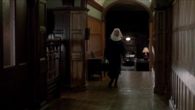 You're back early. Don't ask.
Stella Crangle's waters have broken. - Call the Midwife