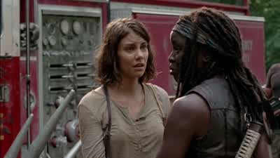 You're back. - The Walking Dead