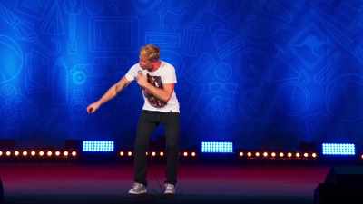 "You're better now,
aren't you, Mr. Grizzly?" - Russell Howard: Recalibrate