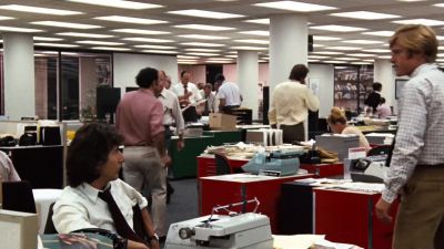 You're both on the story - All the President's Men