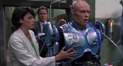 You're exactly this far from getting fired babe - RoboCop 2