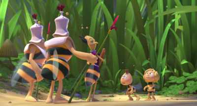 You're from Buzztropolis! - Maya the Bee: The Honey Games