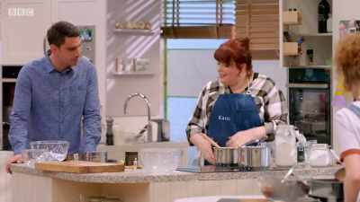 You're giving that a
good going over, aren't you? Yeah! - Britain's Best Home Cook