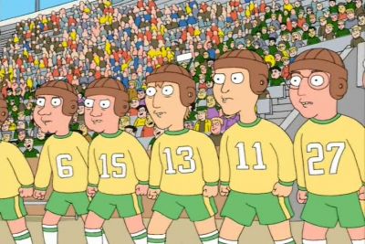 You're going down, Brady! - Family Guy