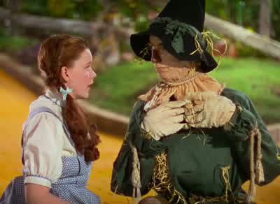 You're going to see a wizard Mm hmmDo you think if I went this wizard would give me brainsI couldn't sayBut even if he didn't you'd be no worse off than you are nowYes that's true But maybe you better notI've got a witch mad at me and you might get into - The Wizard of Oz