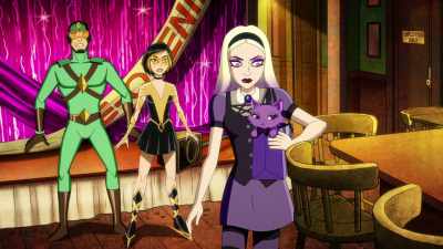 ♪ You're gonna Be so scared ♪ - Kite Man: Hell Yeah!