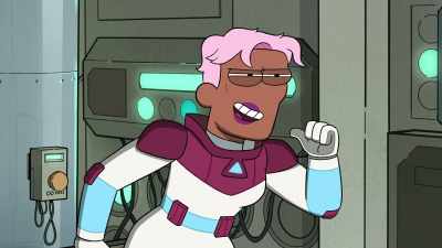 You're gonna blast me out into open
space through this trash chute. - Big City Greens the Movie: Spacecation