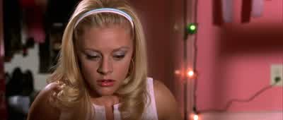 Oh well Here You're gonna need thisYour scrunchie My lucky scrunchieIt helped me pass SpanishYou passed Spanish because you gave Professor Montoyaa lap dance after the finalYeah Luckily - Legally Blonde