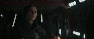 You're in shock and looking for some place to put it. - Rogue One: A Star Wars Story