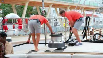 You're just gonna have
to tie - Below Deck Sailing Yacht