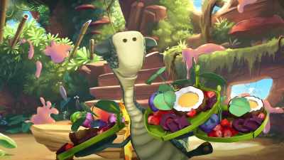 You're just in time! Dinner is served! - Gigantosaurus
