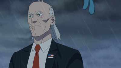 - You're late.
- For what... low tide? - Invincible