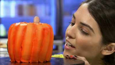 You're looking good,
old jack-o'-lantern. - Halloween Cookie Challenge