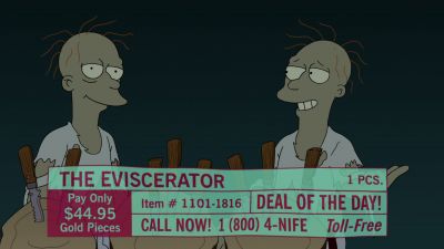 You're making fun of our ship - Futurama: Bender's Game