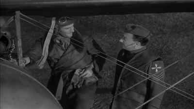 - You're not flying, sir.
- Yes, I am, sergeant. - The Dawn Patrol