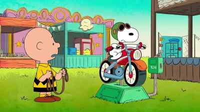 You're not gonna get very far on that. Let's go. - The Snoopy Show