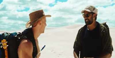 You're not that hard to track
with all this sand around. - The Naked Wanderer