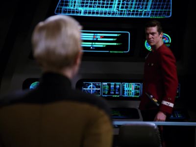 - You're not in my crew.
- I am now. - Star Trek: The Next Generation