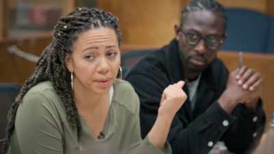 You're not supposed to be talking - Jury Duty