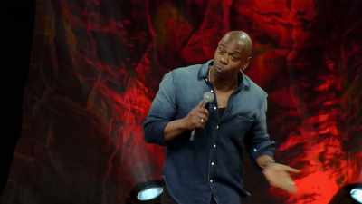 You're not supposed to put your hands
on anybody." - Dave Chappelle: Deep in the Heart of Texas