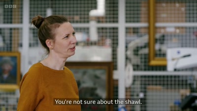 You're not sure about the shawl. - Close to Vermeer