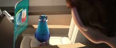 You're only here,
because A, - Spies in Disguise