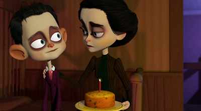 - You're so pale.
- No, I-- I feel fine. - Howard Lovecraft and the Kingdom of Madness