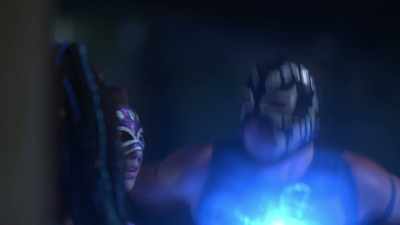 You're putting her in-- - Ultra Violet & Black Scorpion