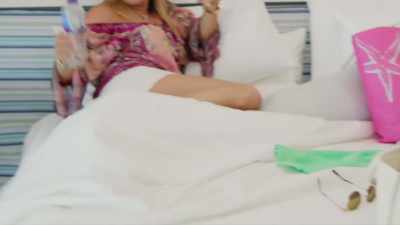 - You're putting
your dirty feet - The Real Housewives Ultimate Girls Trip