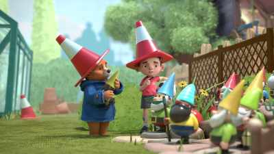 You're right.
If we break his gnomes - The Adventures of Paddington