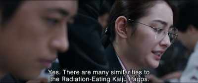 You're right. It's heading directly
towards a nuclear waste storage facility. - Shin Ultraman
