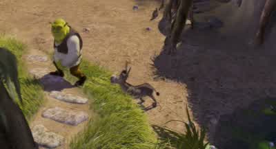 Oh yeah Well if I treated you so bad how come you came backBecause that's what friend do They forgive each otherOh yeah You're right Donkey I forgive you for stabbing me in the back - Shrek