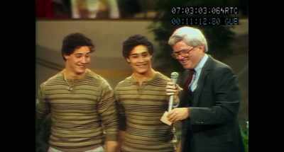 'You're Robert, all right.
Robert and Edward.' - Three Identical Strangers