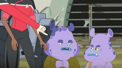 You're selling Federation
weapons to these guys, - Star Trek: Lower Decks