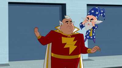 You're supposed to be fighting
with your pals, driving them - Justice League Action