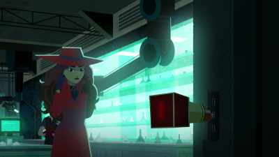 You're surrounded by likely targets. - Carmen Sandiego
