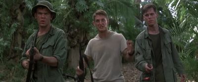 You're taking an attack posture with me - Casualties of War