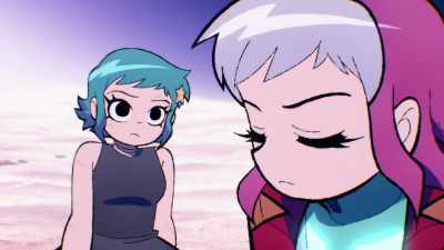 - You're telling me I should just skate on?
- Huh? - Scott Pilgrim Takes Off