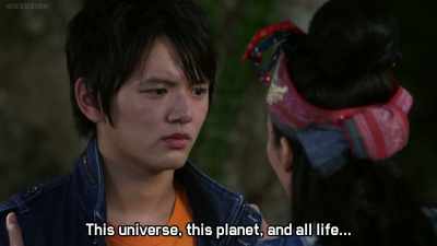 You're the only one who can protect
this universe, this earth, - Ultraman Geed the Movie: Connect! The Wishes!!