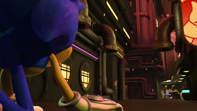 - You're too slow.
- Quit your yapping and come get me. - Sonic Prime