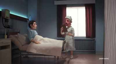 You're totally fine.
Exit's through there. - The Shivering Truth