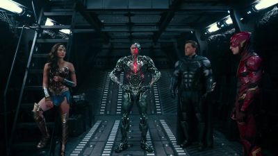 You're tripping over your feet and mine - Justice League
