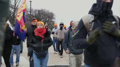 You're walkin'
with the Proud Boys - Four Hours at the Capitol