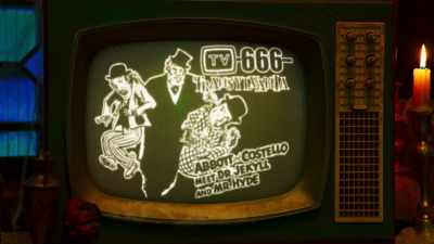 You're
watching TV 666 Transylvania. - The Munsters